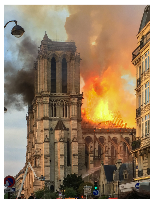 L'incendie de Notre-Dame